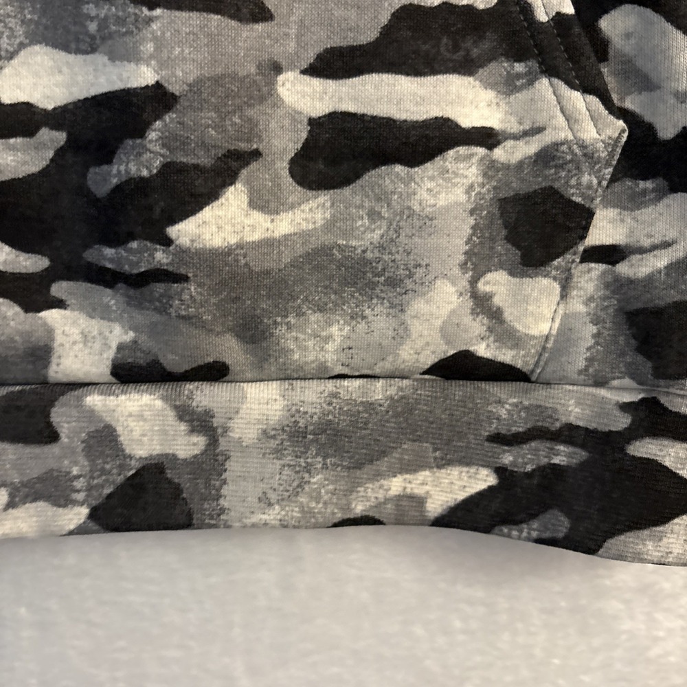 North Face Fleece Hoodie, Youth, Camouflage Print - Picture 7 of 12